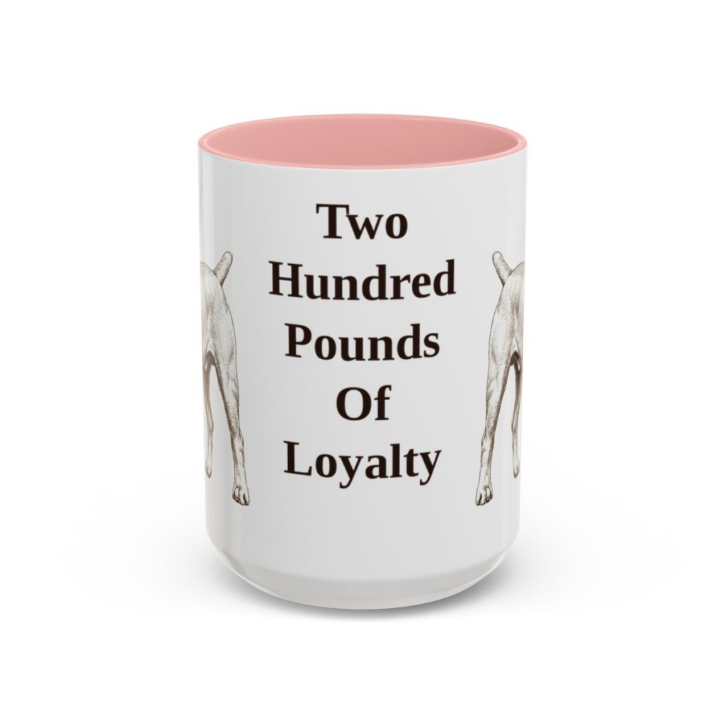 15oz-boerboel-mug-humor-pink 15oz Funny Boerboel Mug, Pink, front view