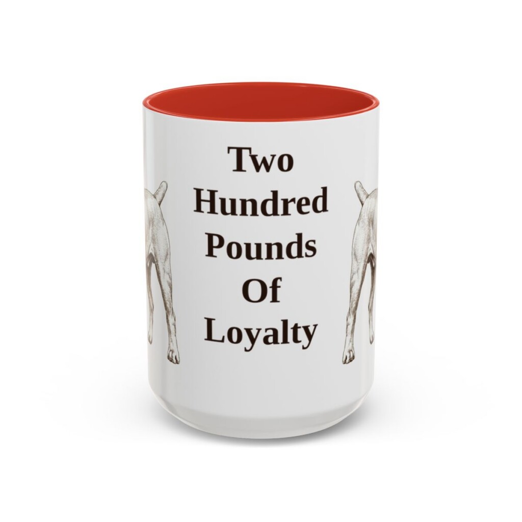15oz-boerboel-mug-humor-red 15oz Funny Boerboel Mug, Red, front view