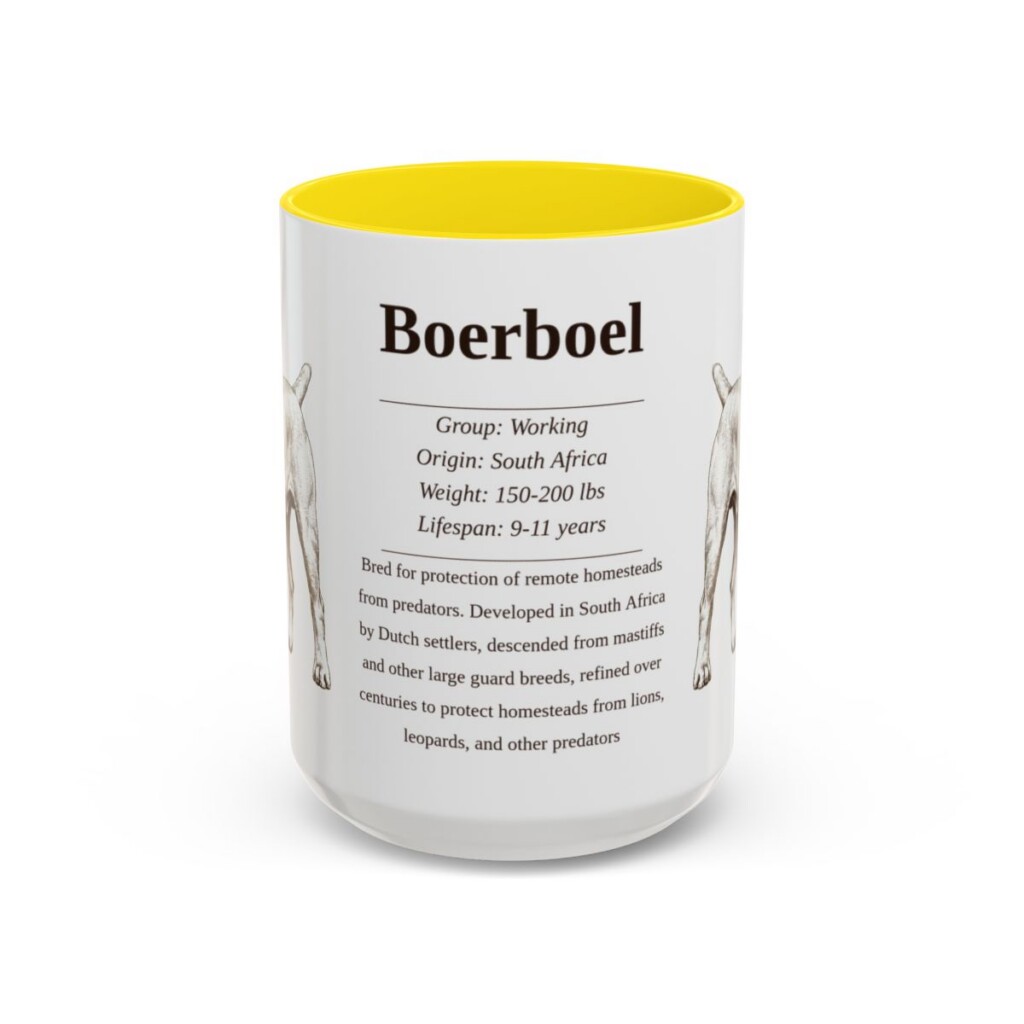 15oz-boerboel-mug-writeup-yellow 15oz boerboel mug, Yellow