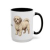 15oz Bolognese Mug, Black, right side view
