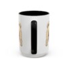15oz Funny Bolognese Mug, Black, back view