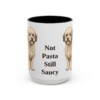 15oz Funny Bolognese Mug, Black, front view