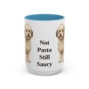 15oz Funny Bolognese Mug, Light Blue, front view