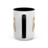 15oz Bolognese Latin Mug, Black, back view