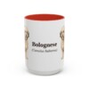 15oz Bolognese Latin Mug, Red, front view
