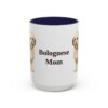 15oz-bolognese-mug-mom-navy 15oz Bolognese Dog Mom Mug, Navy, front view
