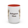 15oz-bolognese-mug-mom-red 15oz Bolognese Dog Mom Mug, Red, front view