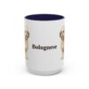 15oz Bolognese Mug, Navy, front view