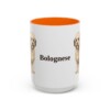 15oz Bolognese Mug, Orange, front view