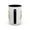 15oz Bolognese Mug, Black, back view
