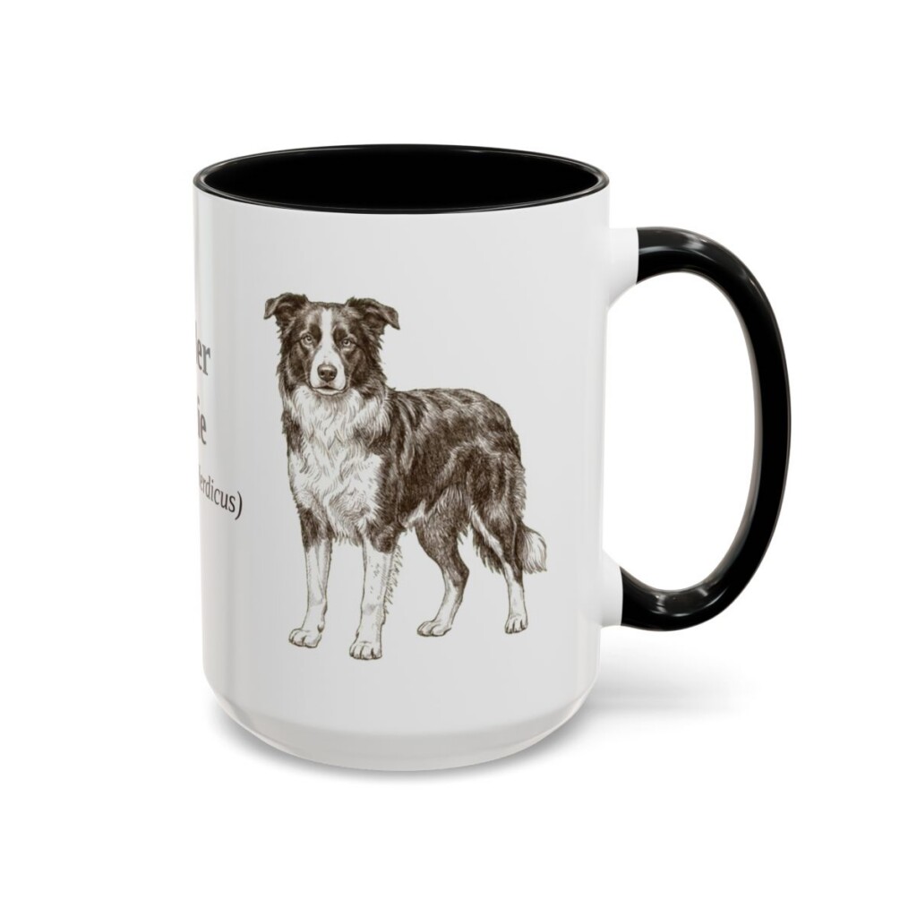 15oz-border-collie-mug-latin-black-right 15oz Border Collie Latin Mug, Black, right side view