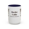 15oz-border-collie-mug-latin-navy 15oz Border Collie Latin Mug, Navy, front view