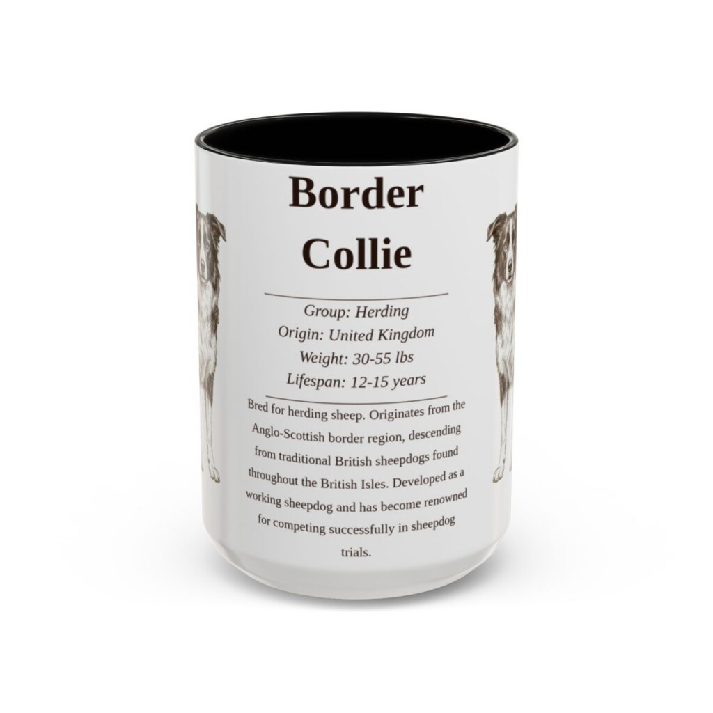 15oz-border-collie-mug-writeup-black-front 15oz Border Collie Mug, Black, front view