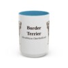15oz border terrier mug, Light Blue