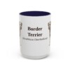 15oz border terrier mug, Navy