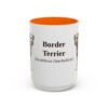 15oz border terrier mug, Orange