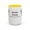 15oz border terrier mug, Yellow