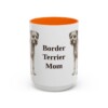 15oz border terrier mug, Orange