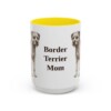 15oz border terrier mug, Yellow