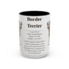 15oz border terrier mug, Black