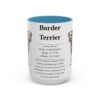 15oz border terrier mug, Light Blue
