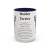 15oz border terrier mug, Navy