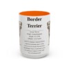 15oz border terrier mug, Orange