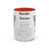 15oz border terrier mug, Red