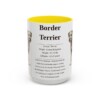 15oz border terrier mug, Yellow