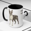 15oz Boston Terrier Mug, Black, lifestyle photo