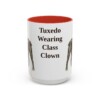 15oz Funny Boston Terrier Mug, Red, front view