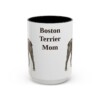 15oz boston terrier mug, Black