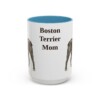 15oz boston terrier mug, Light Blue
