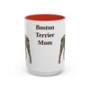15oz boston terrier mug, Red
