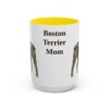 15oz boston terrier mug, Yellow
