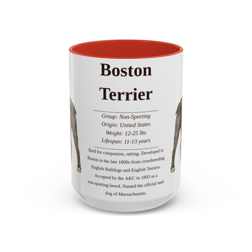 15oz-boston-terrier-mug-writeup-red 15oz boston terrier mug, Red