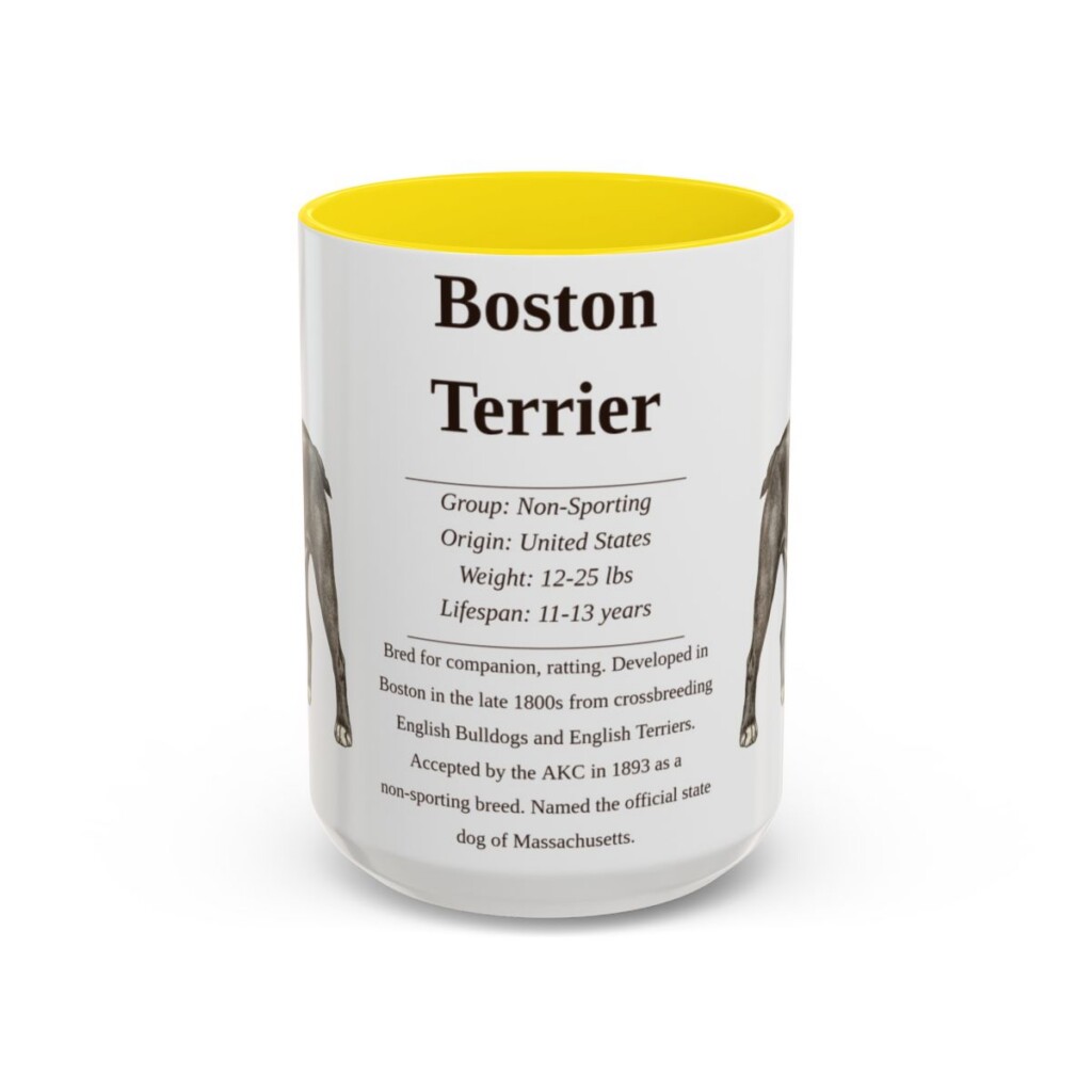 15oz-boston-terrier-mug-writeup-yellow 15oz boston terrier mug, Yellow