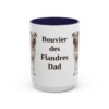 15oz-bouvier-des-flandres-mug-dad-navy 15oz Bouvier des Flandres Dog Dad Mug, Navy, front view