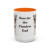 15oz-bouvier-des-flandres-mug-dad-orange 15oz Bouvier des Flandres Dog Dad Mug, Orange, front view