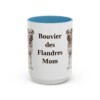 15oz bouvier des flandres mug, Light Blue