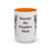 15oz bouvier des flandres mug, Orange