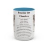 15oz bouvier des flandres mug, Light Blue