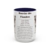 15oz bouvier des flandres mug, Navy