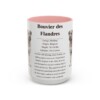 15oz bouvier des flandres mug, Pink