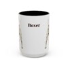 15oz Boxer Mug, Black, front view