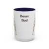 15oz Boxer Dog Dad Mug, Navy, front view