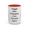 15oz Funny Boxer Mug, Red, front view