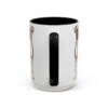 15oz Boxer Latin Mug, Black, back view