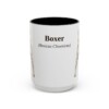 15oz Boxer Latin Mug, Black, front view