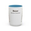 15oz Boxer Latin Mug, Light Blue, front view